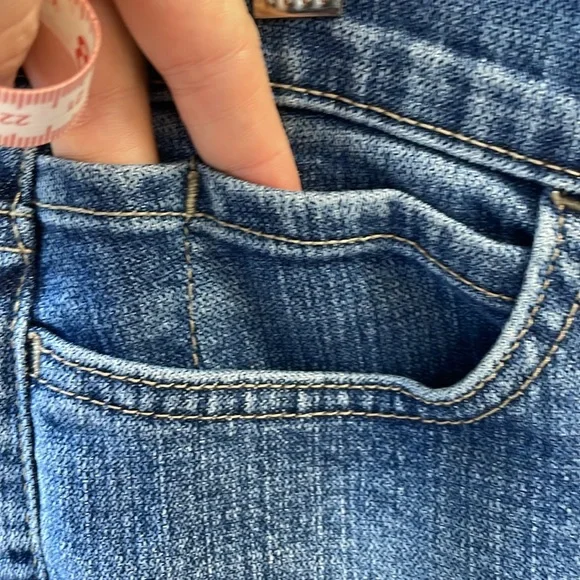 Classic Y2K Women's Low Rise Slim Flare Jeans 98% Cotton Denim 32 x 31 - Picture 9 of 16